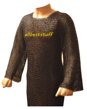 Maille Armour Round Riveted Steel Actual Chest 44